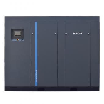 Huada SED-200 160kW permanent magnet two-stage VSD screw air compressor for mining and heavy industry